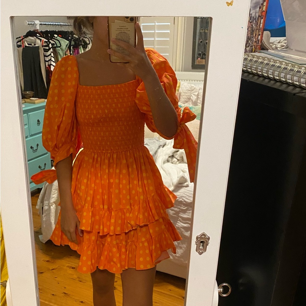Carolina Constas Polka dot dress